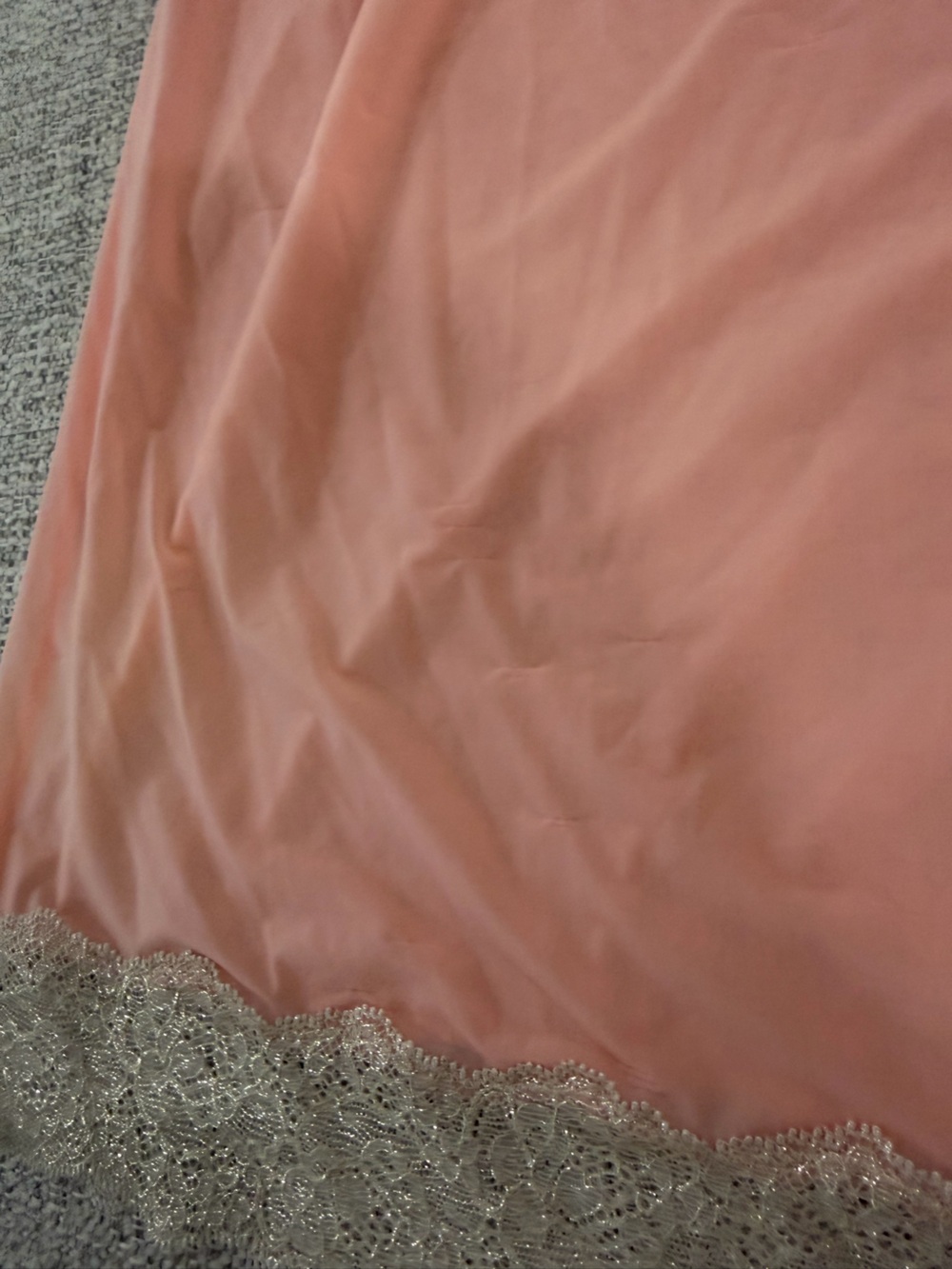 Victoria's Secret Peach Lace-Trim Chemise - Picture 11 of 11